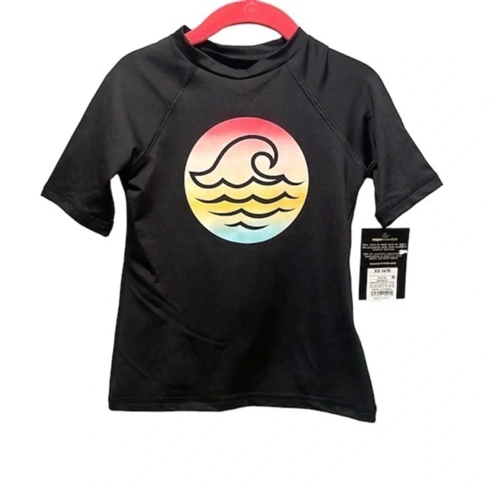 New Art Class Girl’s Boy’s Kid’s RashGuard Rah Guard Size XS 4/5 NWT